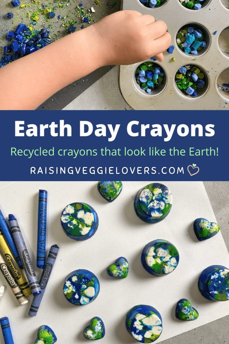 Recycled Crayons For Earth Day Raising Veggie Lovers