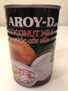 Aroy-D coconut milk.