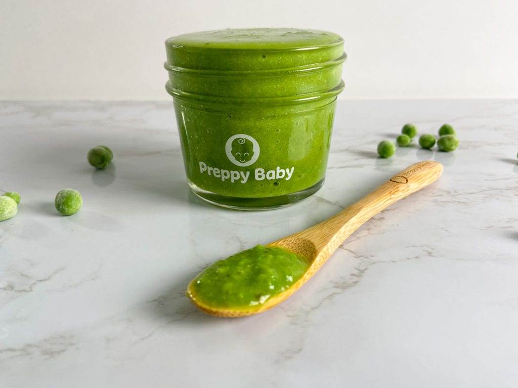 Peas + Oregano Baby Food