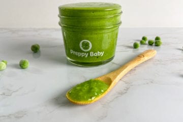 Peas + Oregano Baby Food