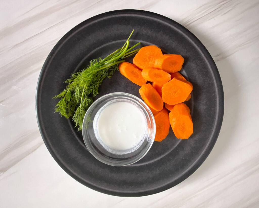 carrot + dill baby food