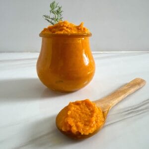 Roasted Carrot + Dill Baby Food Puree