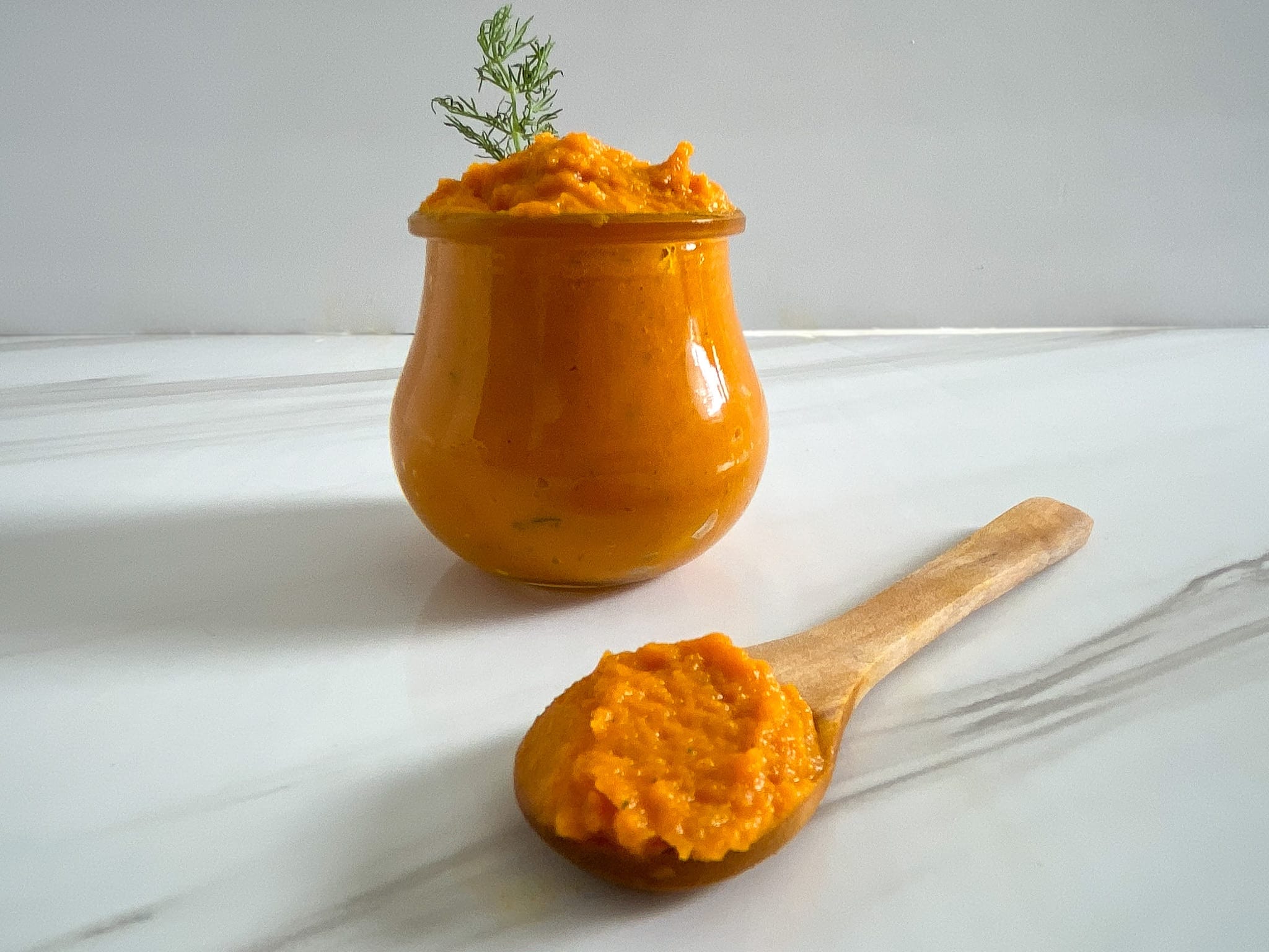 Roasted Carrot + Dill Baby Food Puree