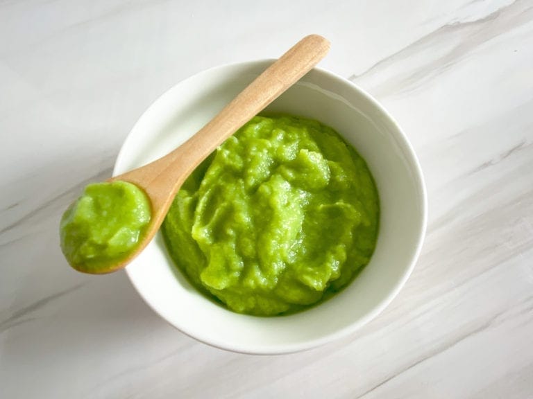Cauliflower + Peas Baby Food