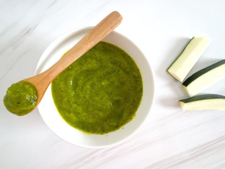 Zucchini + Turmeric Baby Food Puree