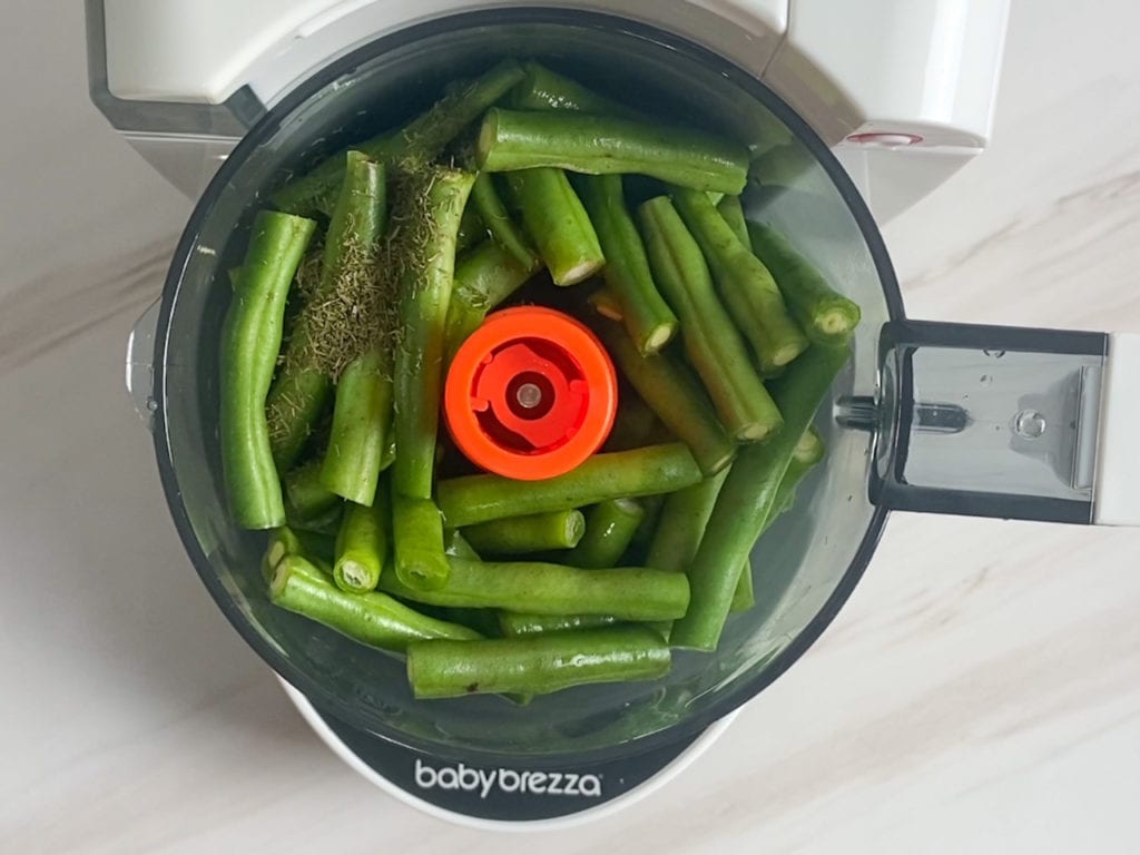 Green Bean + Dill Baby Food Puree