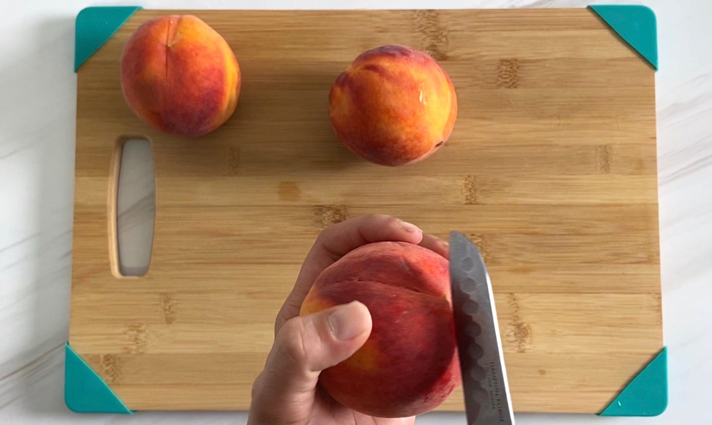 Peach + Allspice Baby Food Puree Raising Veggie Lovers