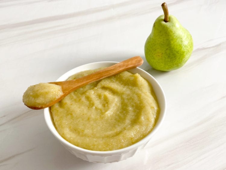 Pear baby food