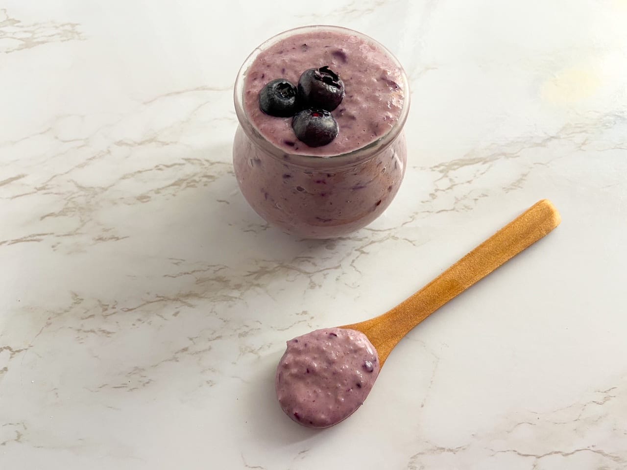 Blueberry + Almond Butter Oatmeal Baby Cereal