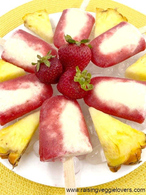 Lava Flow Popsicles