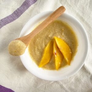 Peach + Coconut Quinoa Baby Cereal