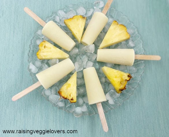 Piña Colada Popsicles