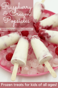 Raspberry & Cream Popsicle