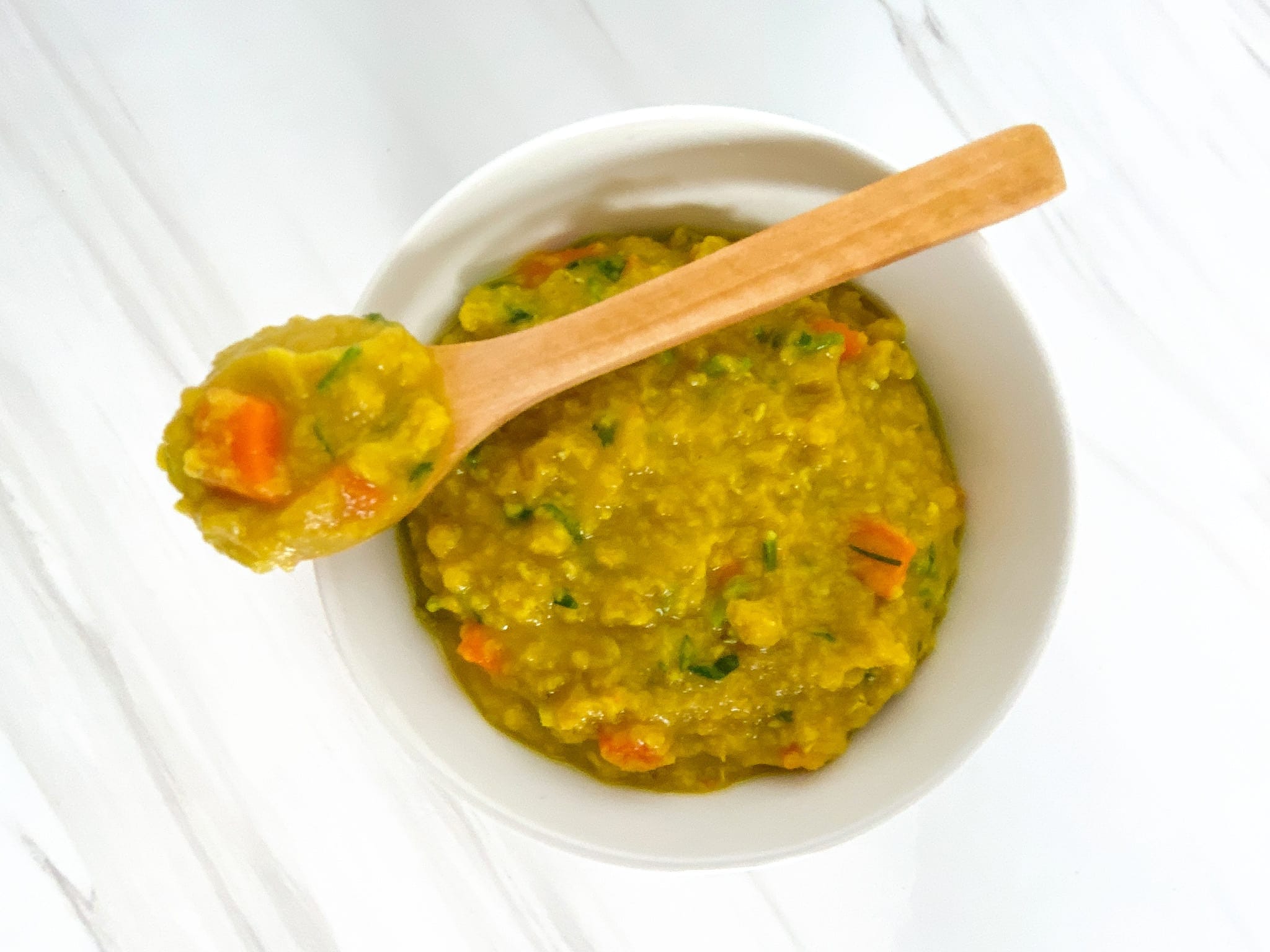 Red Lentil + Carrot Baby Food Mash Raising Veggie Lovers
