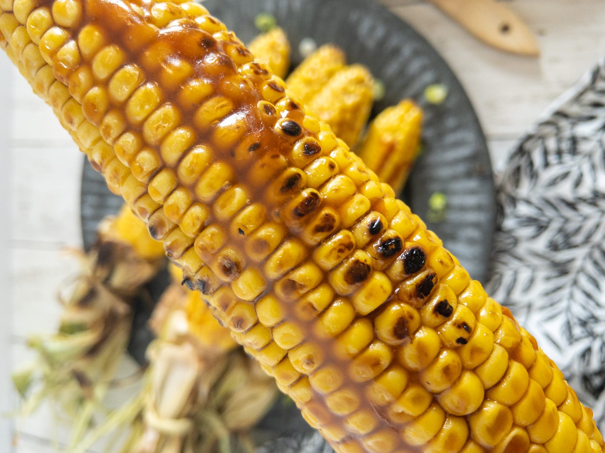 teriyaki glazed corn