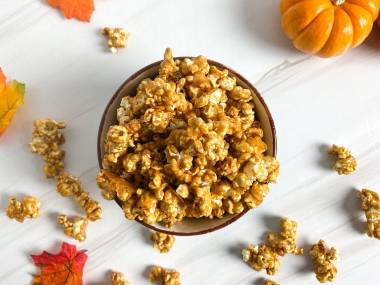 Pumpkin Spice Caramel Corn