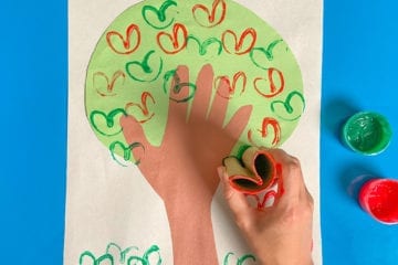 Apple Tree Stamping Craft