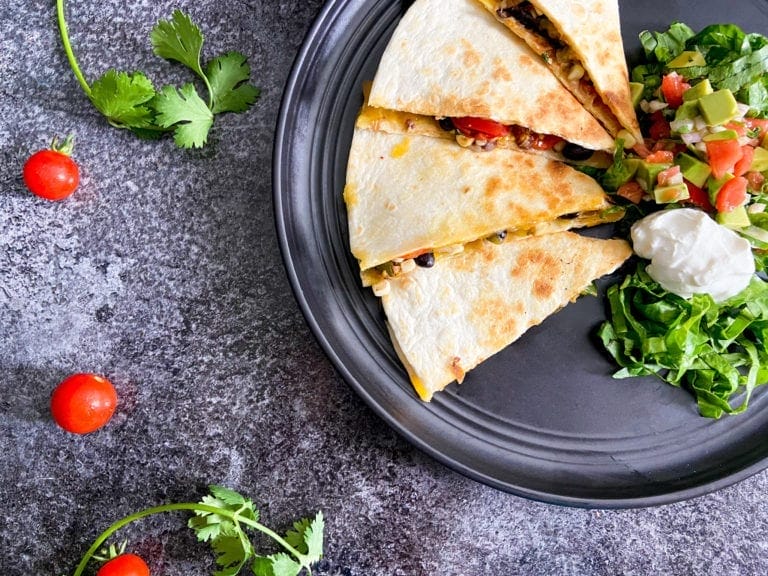 Corn & Black Bean Quesadilla