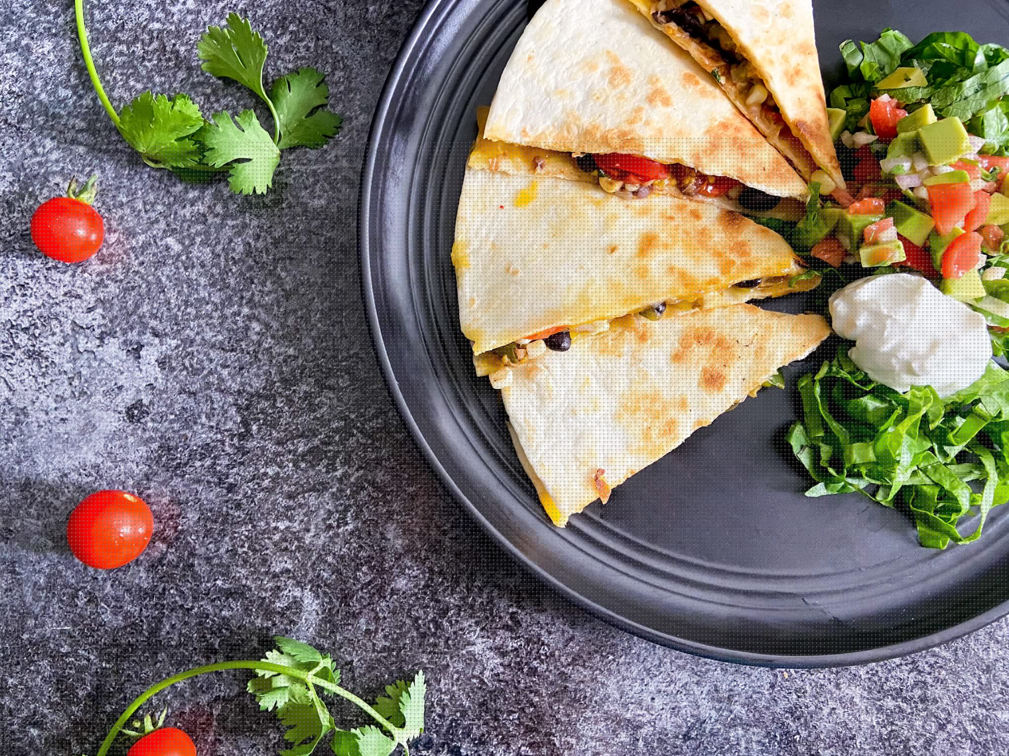 Corn & Black Bean Quesadilla