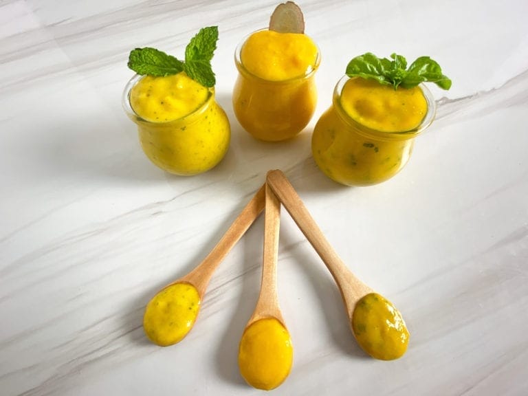 Mango Baby Food Puree