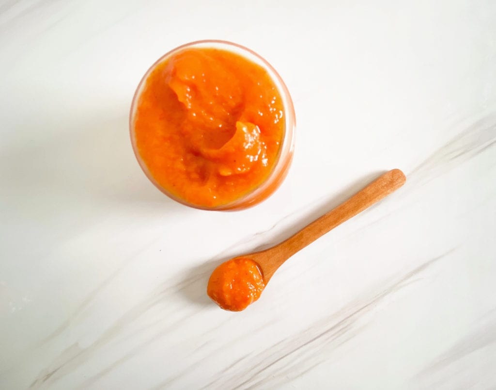 Red Pepper + Sweet Potato Baby Food