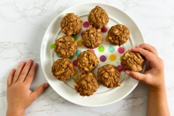Toddler zucchini apple muffins