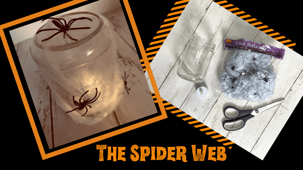 Spider Web Halloween Lantern