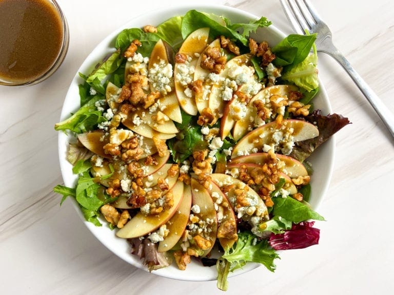 Apple, Gorgonzola & Candied Walnut Salad