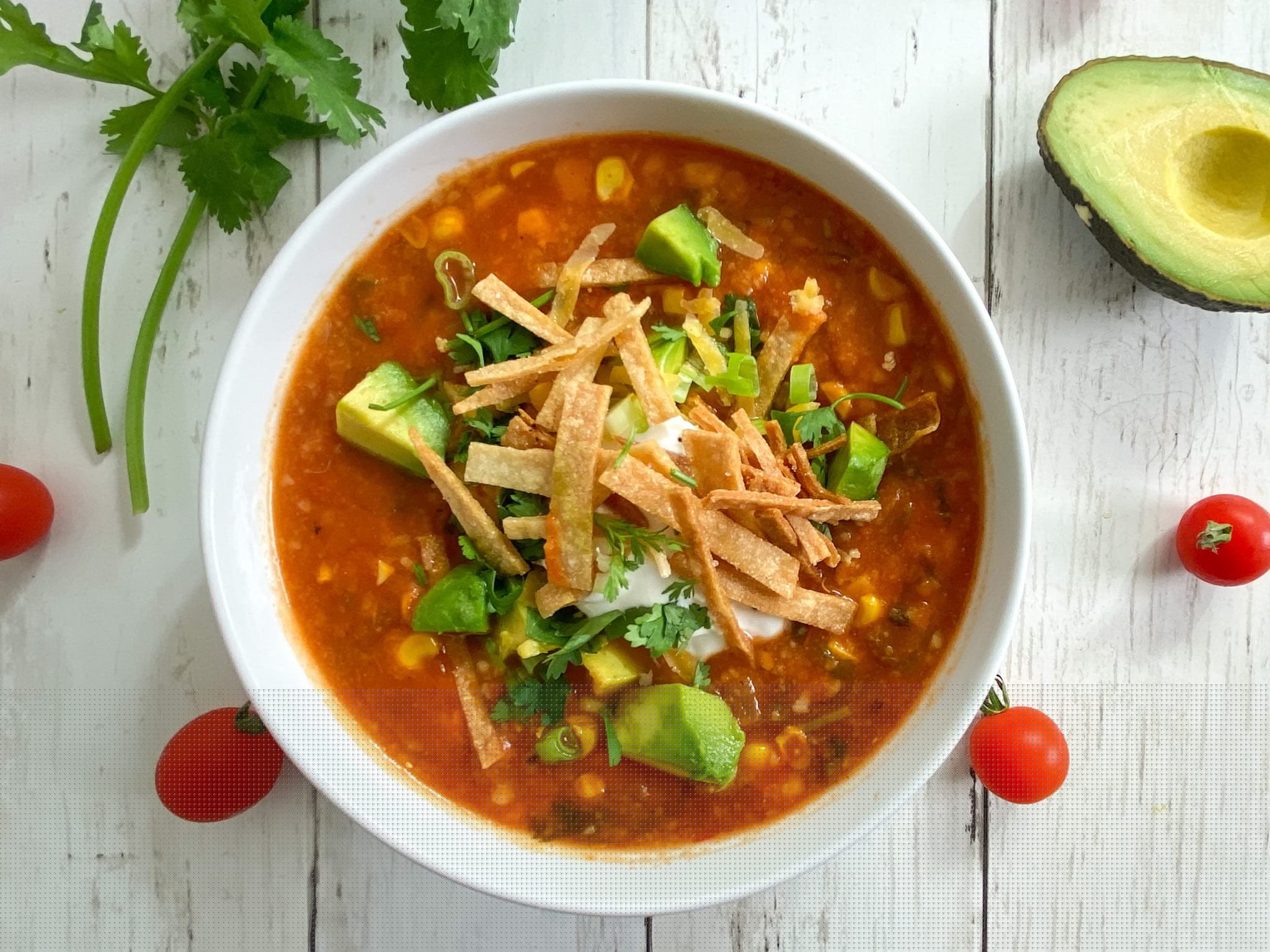 Vegan Tortilla Soup