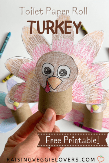 Turkey Toilet Paper Roll Craft - Raising Veggie Lovers