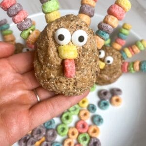 Peanut Butter Ball Turkeys