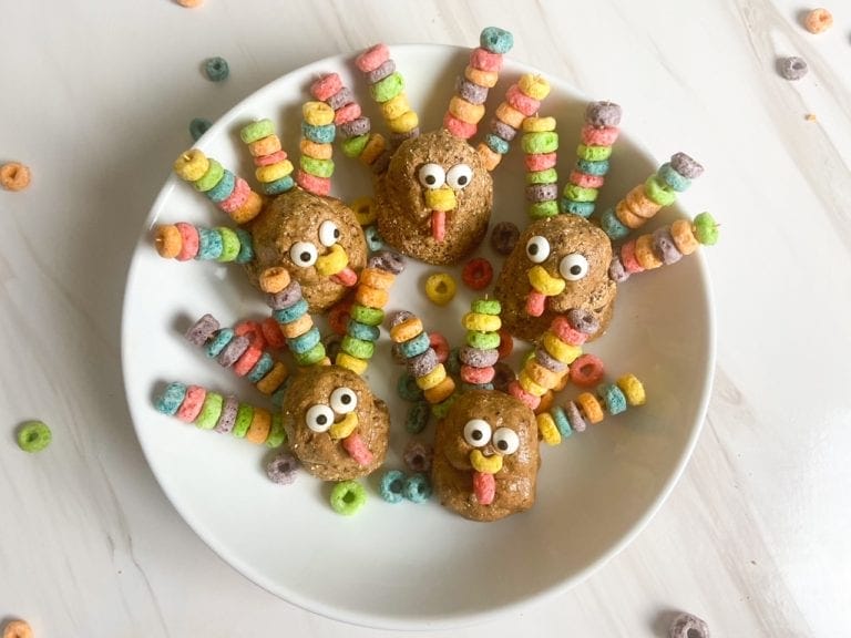 Peanut Butter Ball Turkeys
