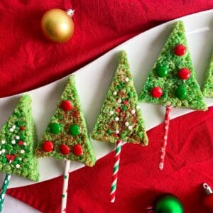Christmas Tree Rice Crispy Treats