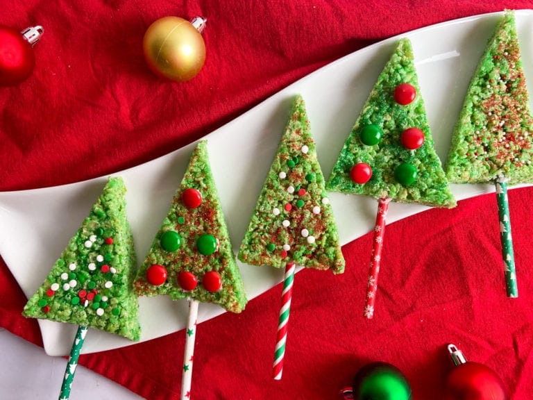 Christmas Tree Rice Crispy Treats