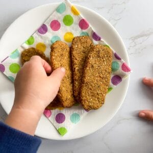 carrot cake teething biscuit