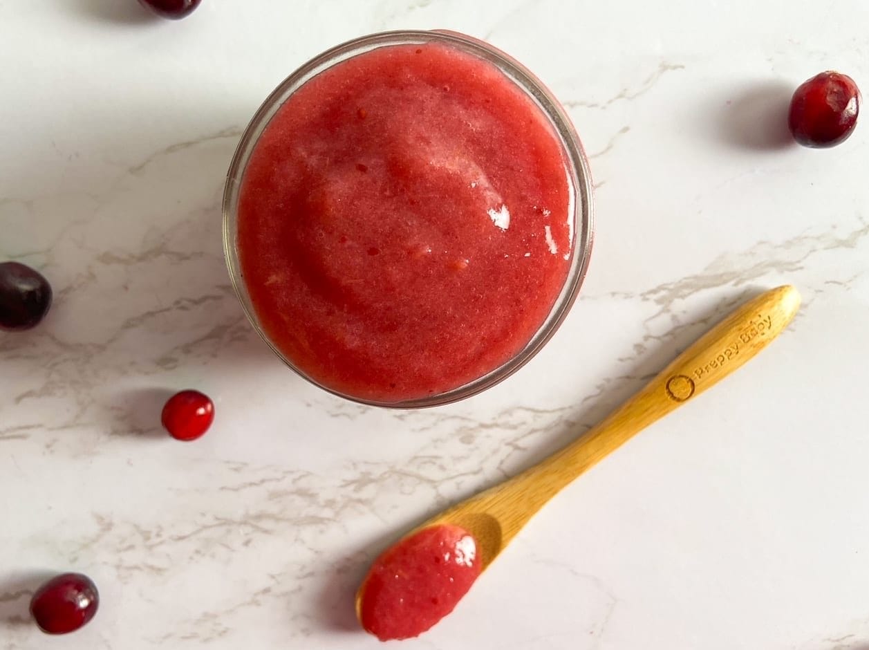Cranberry, Apple + Banana Baby Food