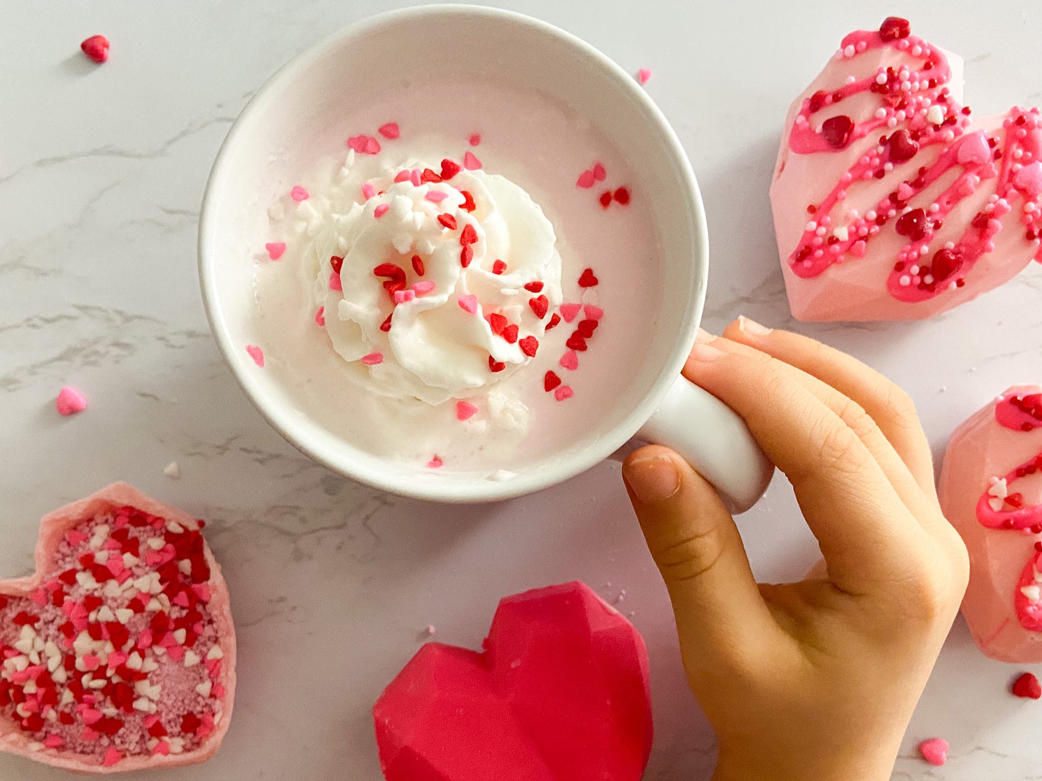 Hot Strawberry Milk Bombs