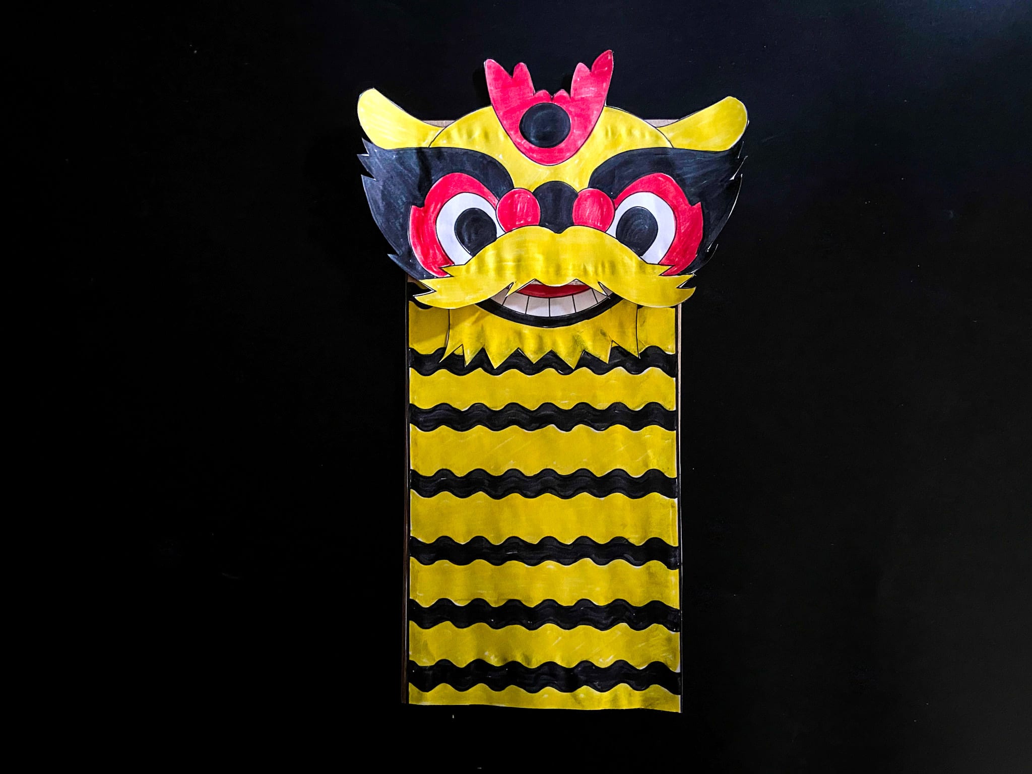 Chinese New Year Dragon Craft Paper Bag