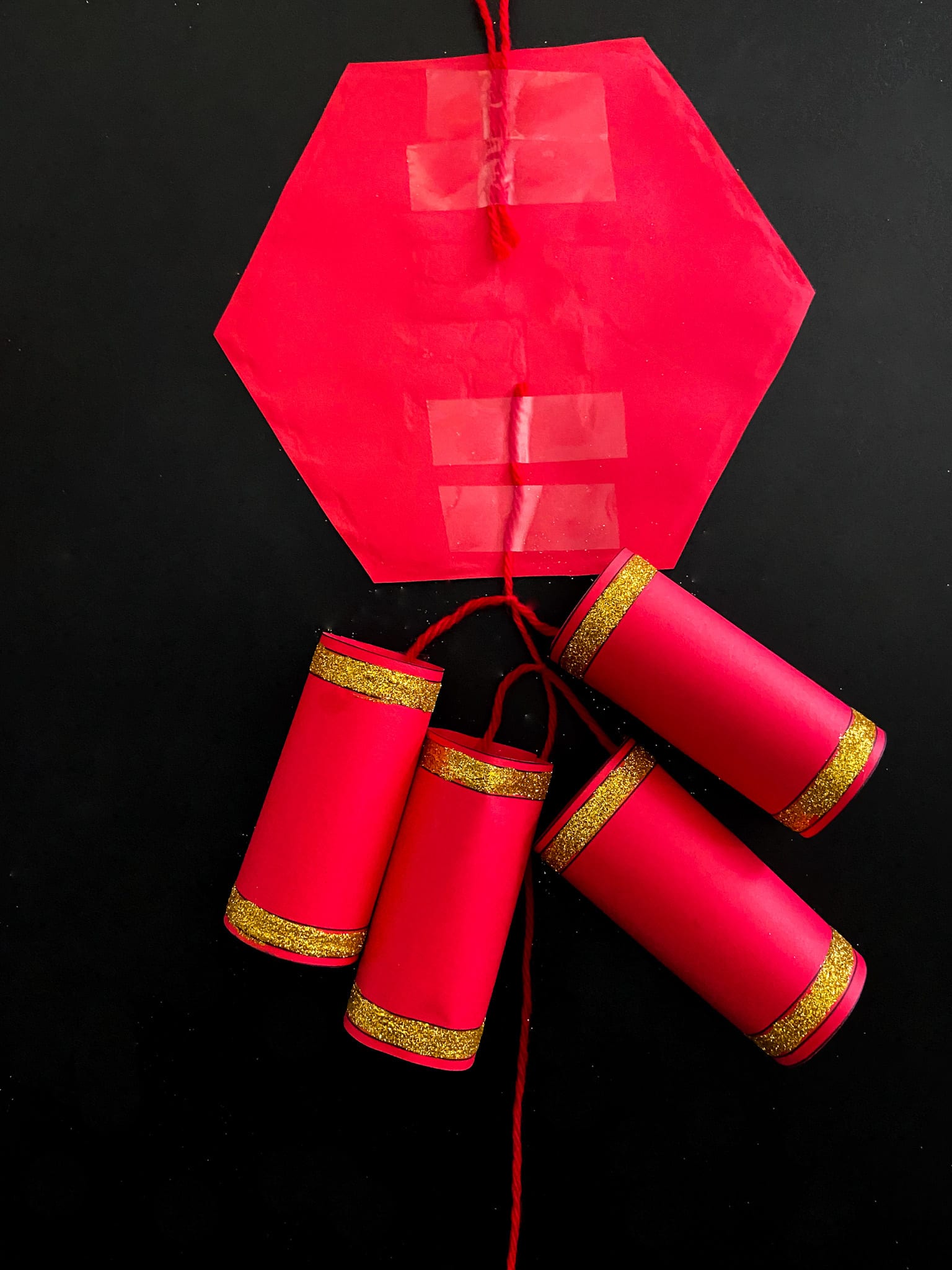 chinese new year firecrackers craft