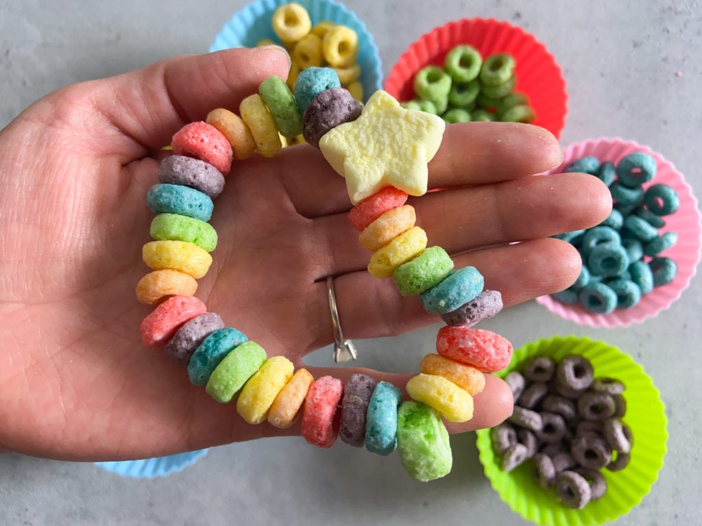 Rainbow Cereal Bracelets