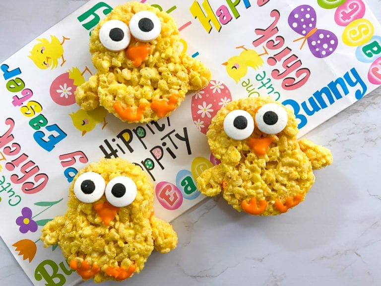 Easter Chicks Rice Krispies Treats