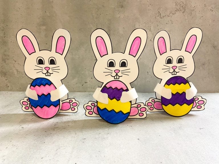 Easter Bunny Toilet Paper Roll Craft