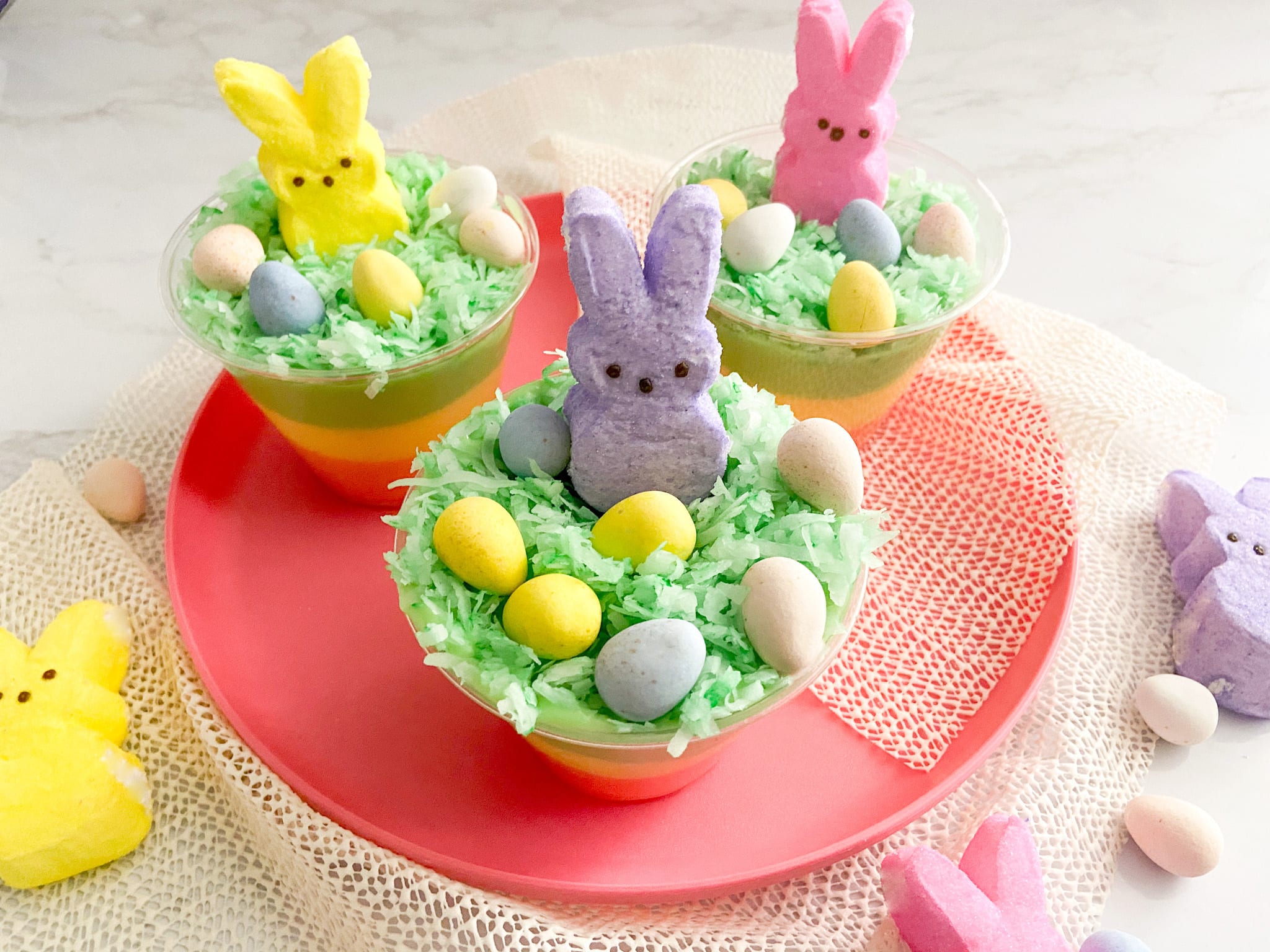 Cute and Easy Easter Pudding Cups - Raising Veggie Lovers