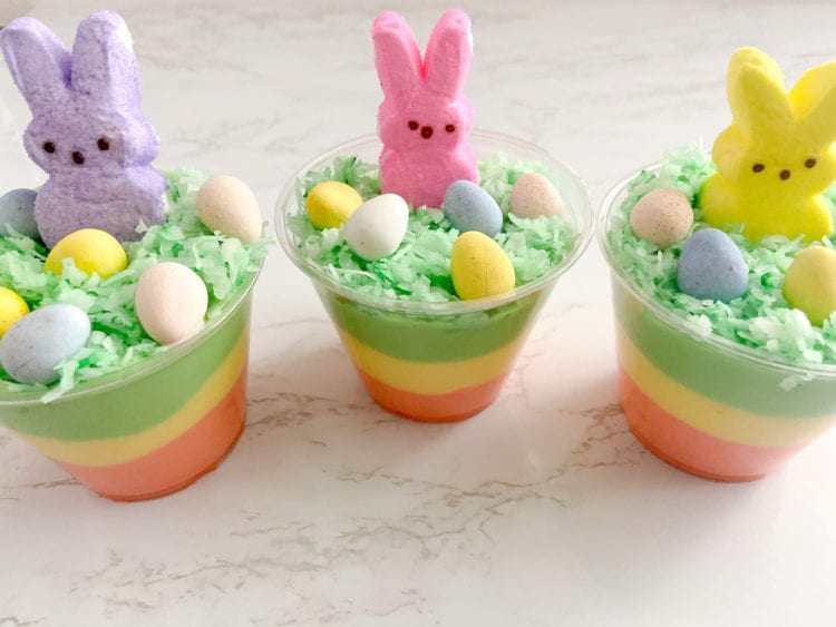 Cute and Easy Easter Pudding Cups - Raising Veggie Lovers
