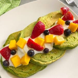 Healthy Green Pancakes