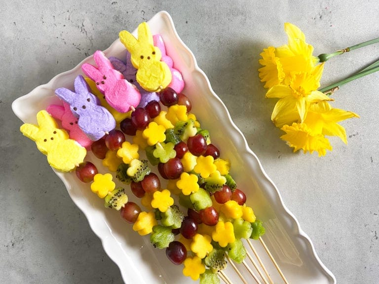 Easy Easter Fruit Skewers for Kids
