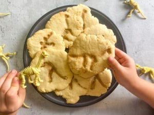 Fun and Easy Dinosaur Fossil Cookies - Raising Veggie Lovers