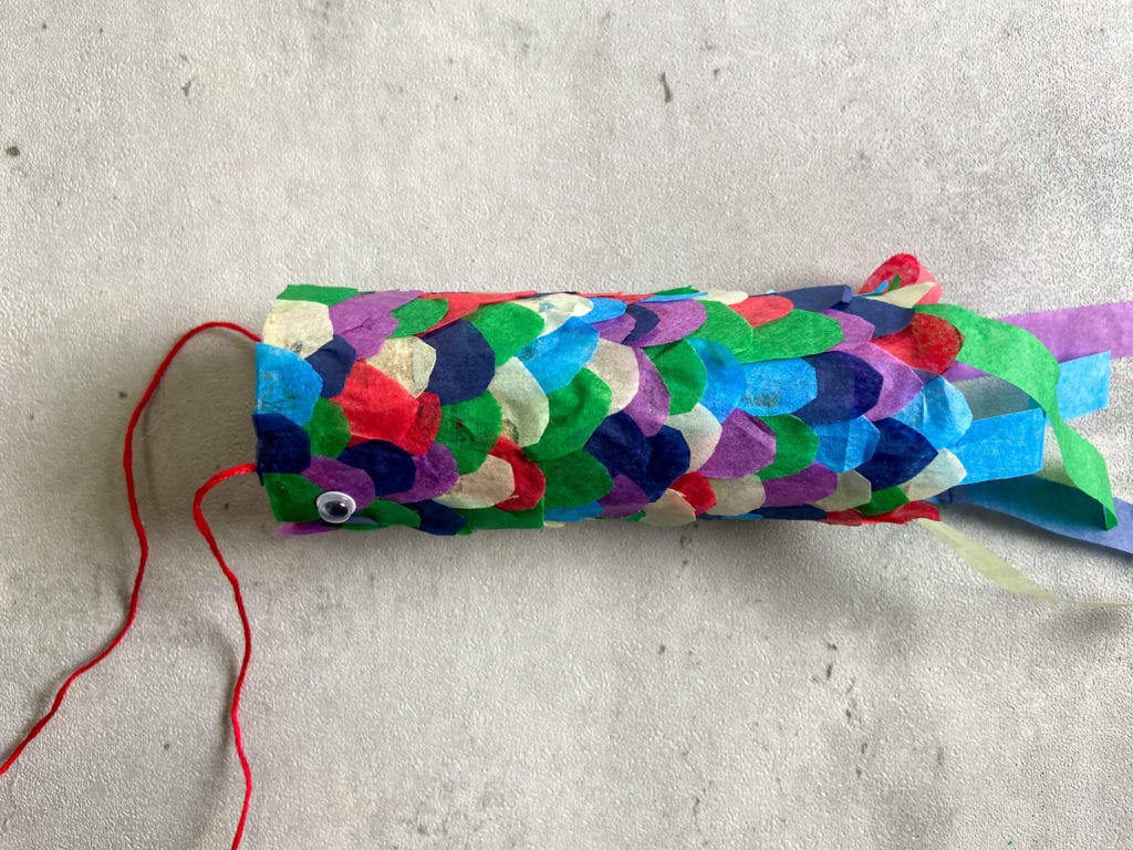 Boys Day koinobori craft