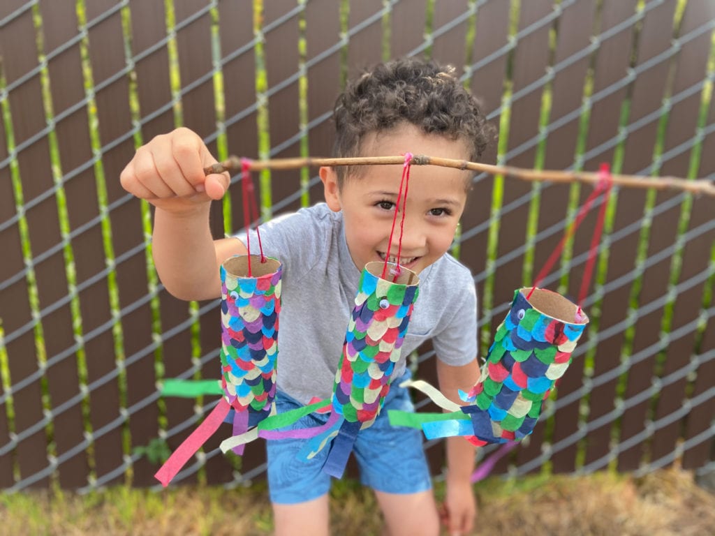 Boys Day koinobori craft