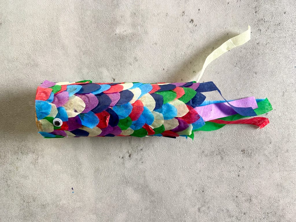 Boys Day koinobori craft